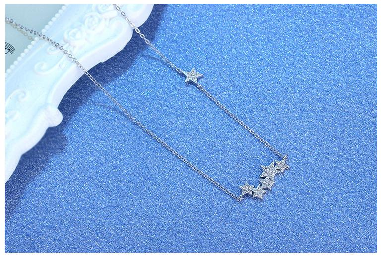 Stunning Silver Star Necklace-State of Style