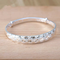 Stunning Star-Shaped Silver Bracelet-State of Style