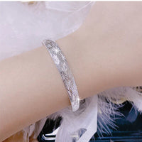 Stunning Star-Shaped Silver Bracelet-State of Style