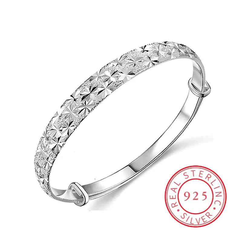 Stunning Star-Shaped Silver Bracelet-State of Style