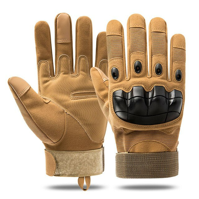 Sturdy and Durable Safety Gloves - IronGrip-Khaki-M-State of Style