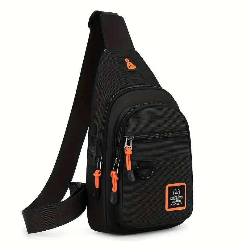 Sturdy Men's Shoulder Bag - UrbanTrail-Black-State of Style