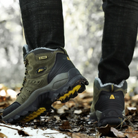 Sturdy Versatile Hiking Boots - Expedition Trek-Green-4-State of Style