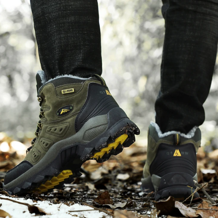 Sturdy Versatile Hiking Boots - Expedition Trek-Green-4-State of Style