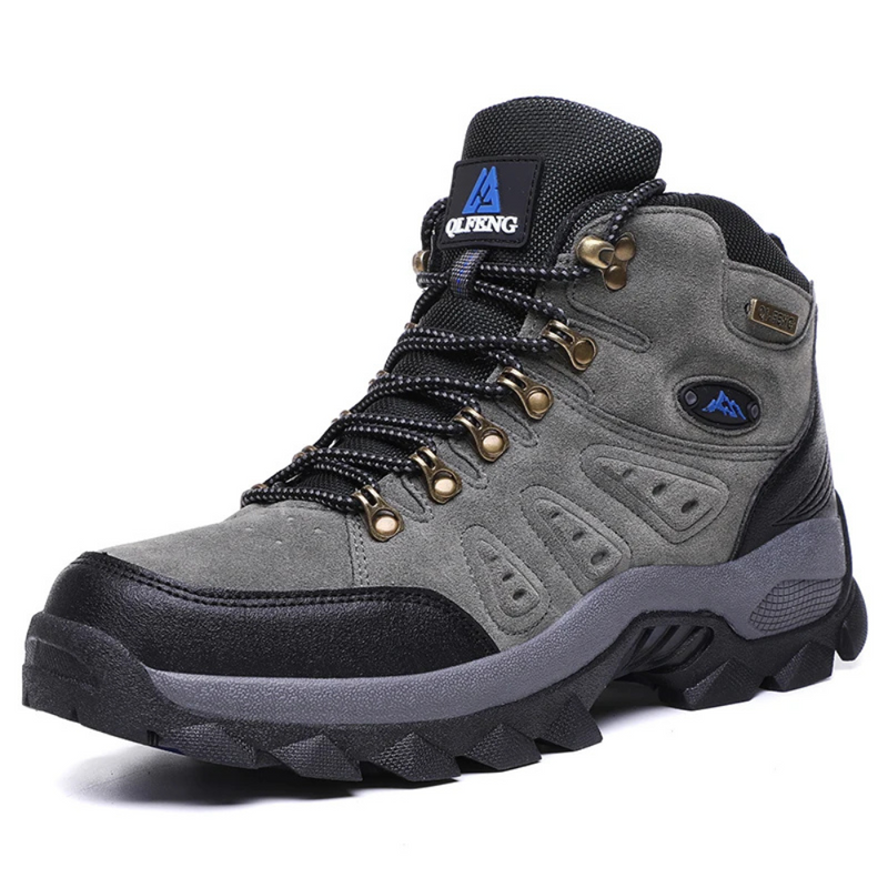 Sturdy Versatile Hiking Boots - Expedition Trek-Grey-4-State of Style