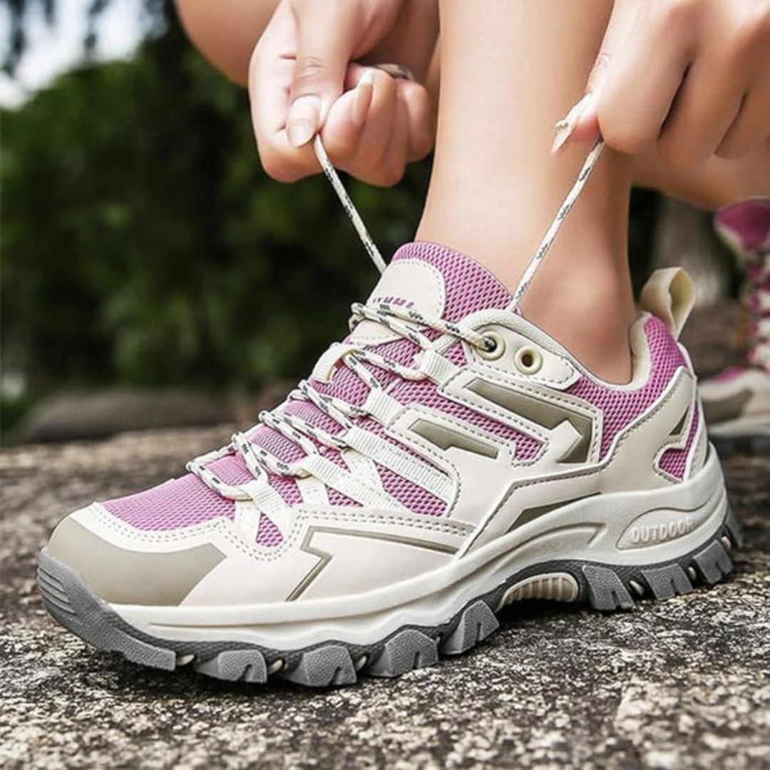 Sturdy Women's Walking Shoe - TerraTrail-Purple Grey-4.0-State of Style