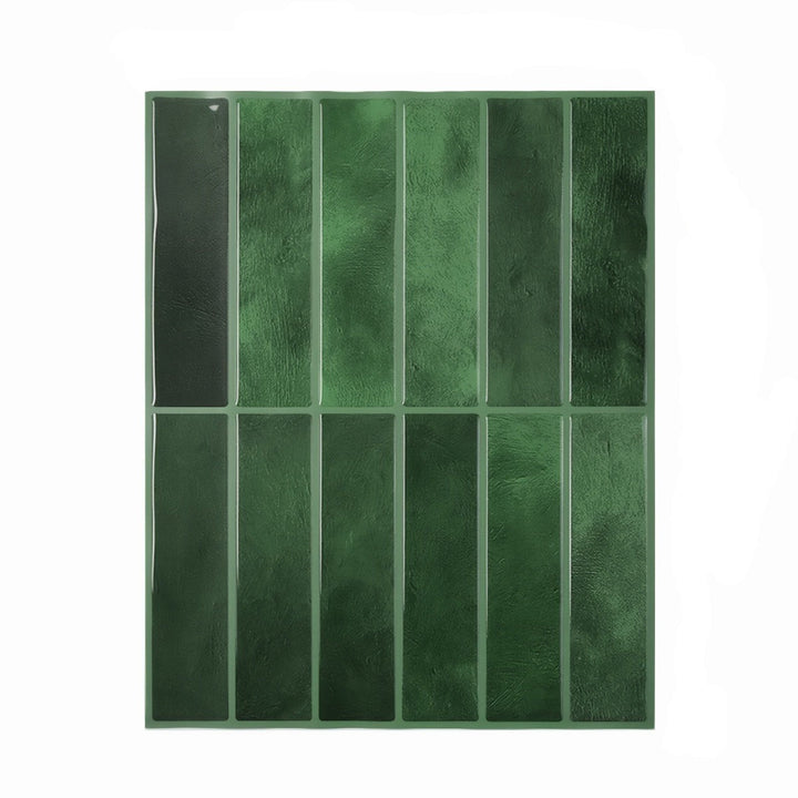 Style Tiles | Waterproof Self-Adhesive Tile Stickers for Wall Decoration-10-Green-State of Style