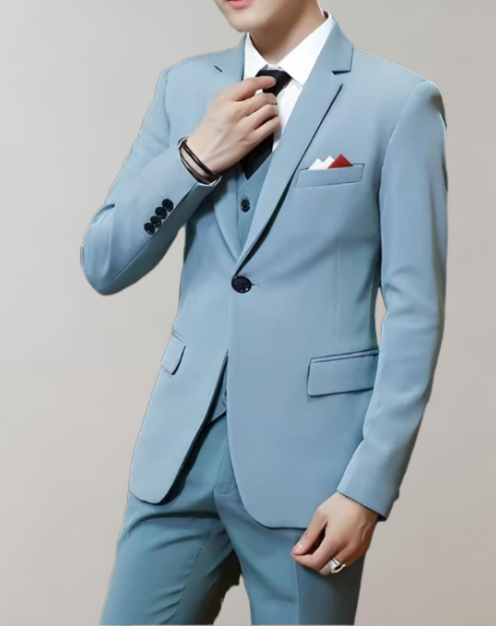 Stylish 3-Piece Men's Suit - Tobias-Black-XS-State of Style