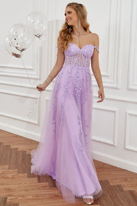 Stylish A-Line Ball Gown - Sophie-Navy Blue-4-State of Style