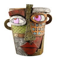 Stylish Abstract Art Plant Pot Ornaments - RetroVisage-Normal-State of Style