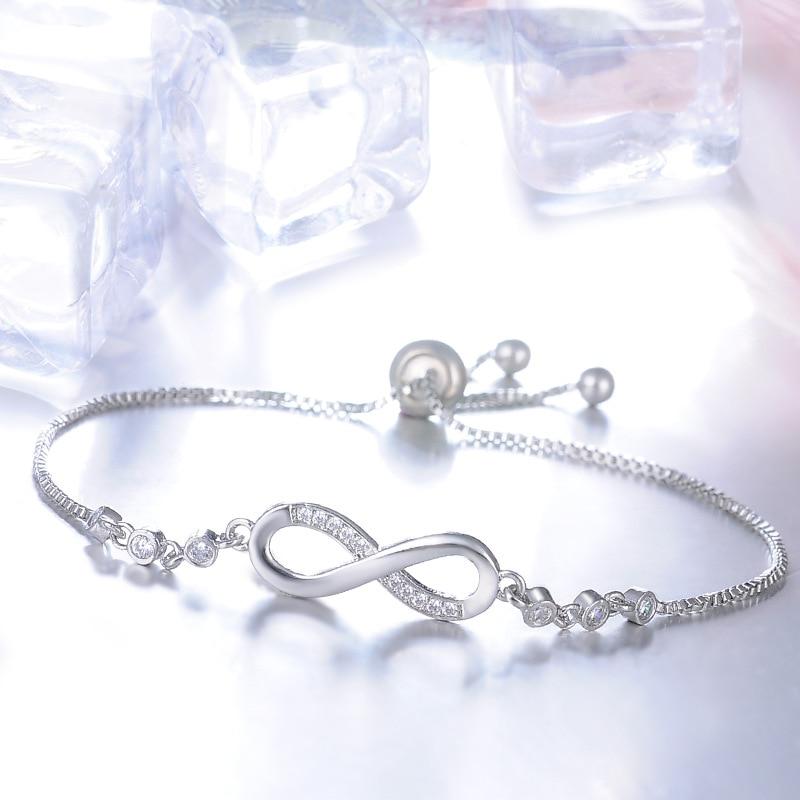 Stylish and Adjustable Infinity Bracelet - Nova-Gold-State of Style