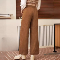 Stylish and Comfortable Brown Women's Trousers - Valeria-XS-State of Style