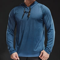 Stylish and Comfortable Fitness Hoodie – Niko-Blue-S-State of Style