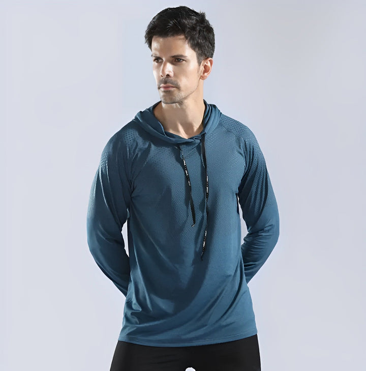 Stylish and Comfortable Fitness Hoodie – Niko-Blue-S-State of Style