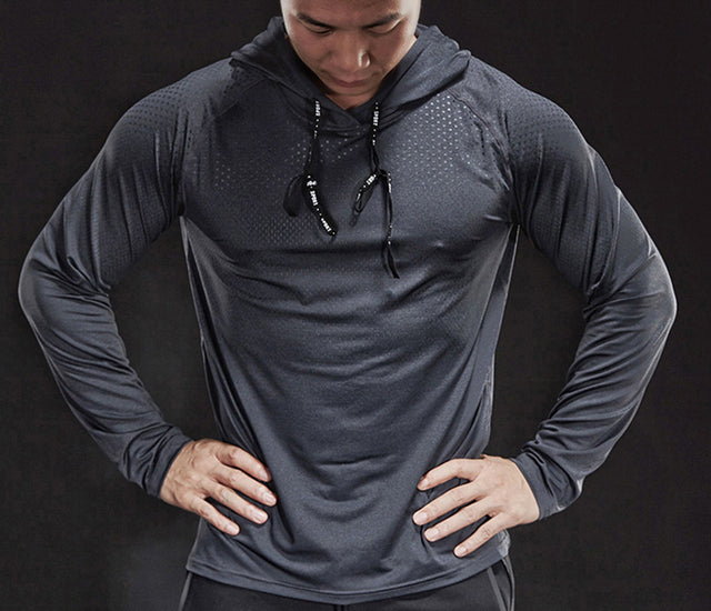 Stylish and Comfortable Fitness Hoodie – Niko-Dark Grey-S-State of Style