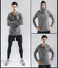 Stylish and Comfortable Fitness Hoodie – Niko-Grey-S-State of Style