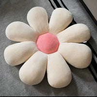 Stylish and Comfortable Flower-Shaped Cushion - Floral Bliss-White-Pink 2-55X55cm-State of Style