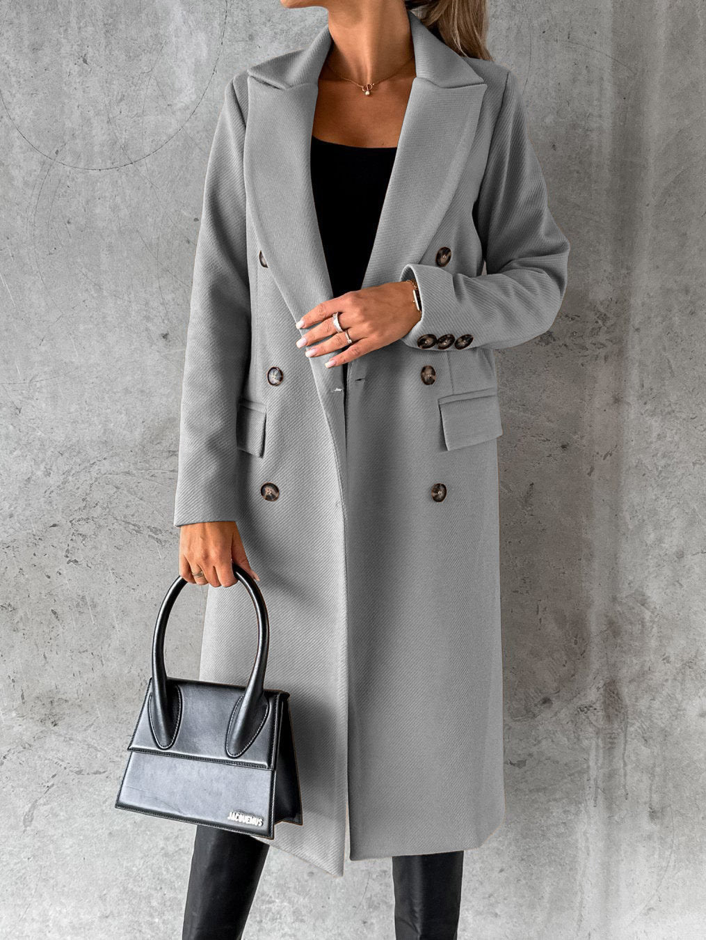 Stylish and Comfortable Ladies' Coat - Vivienne-Grey-S-State of Style