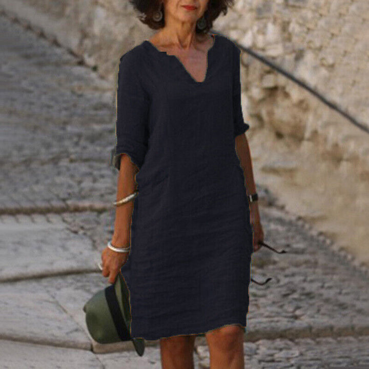 Stylish and Comfortable Margaraux Dress | Women's Fashion-Black-S-State of Style