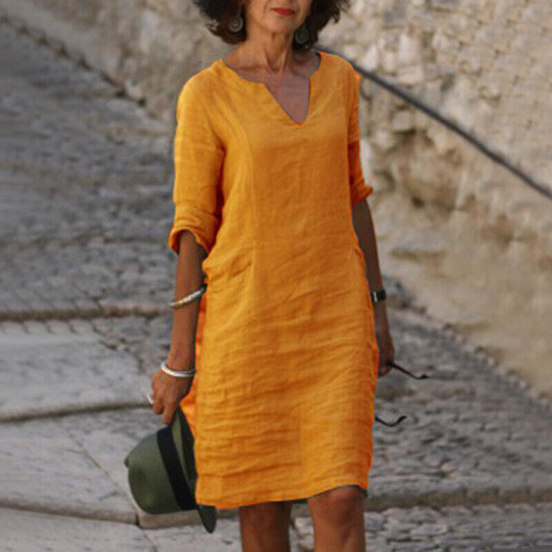 Stylish and Comfortable Margaraux Dress | Women's Fashion-Orange-S-State of Style