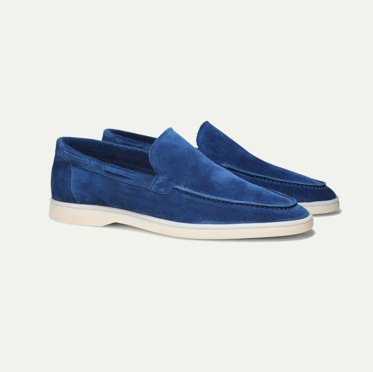 Stylish and Comfortable Men's Shoes - Alberto-Navy Blue-38-State of Style