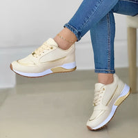 Stylish and Comfortable Sneakers - Sophie-Beige-36-State of Style