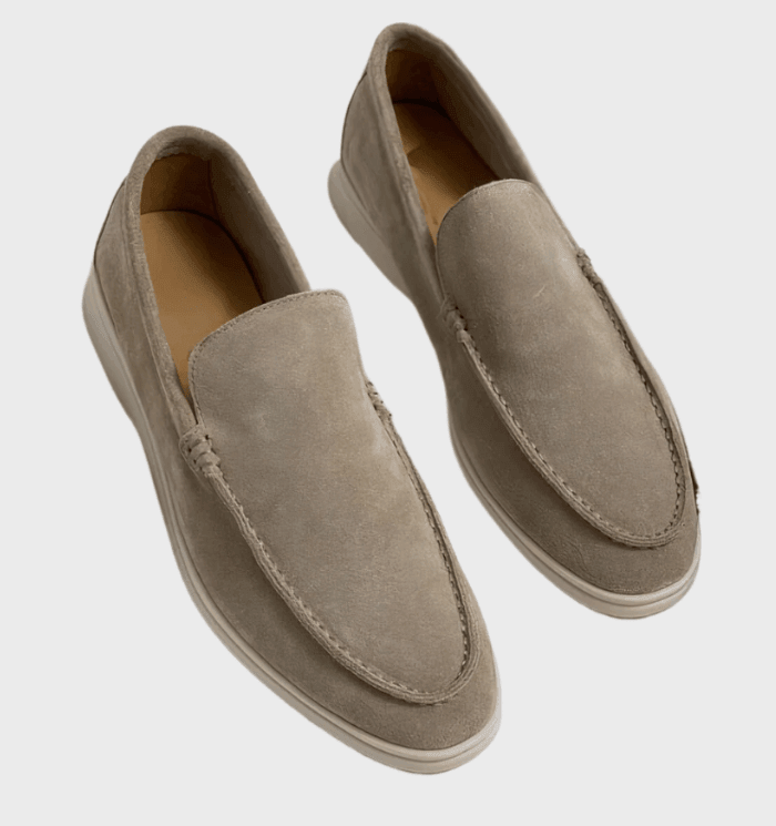 Stylish and Comfortable Suede Loafers for Men - Milo-Beige-6.0-State of Style