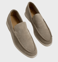 Stylish and Comfortable Suede Loafers for Men - Milo-Beige-6.0-State of Style