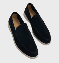 Stylish and Comfortable Suede Loafers for Men - Milo-Black-6.0-State of Style