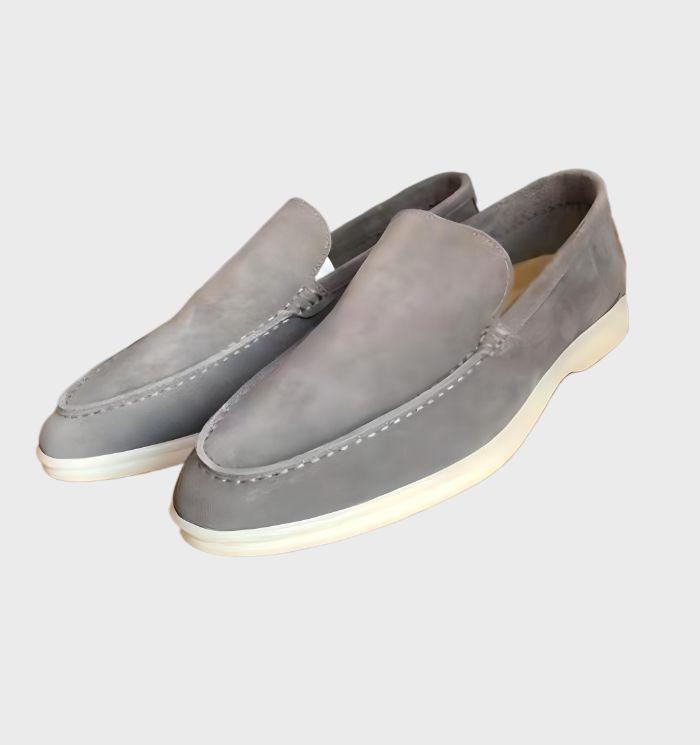 Stylish and Comfortable Suede Loafers for Men - Milo-Grey-6.0-State of Style