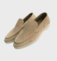 Stylish and Comfortable Suede Loafers for Men - Milo-Khaki-6.0-State of Style