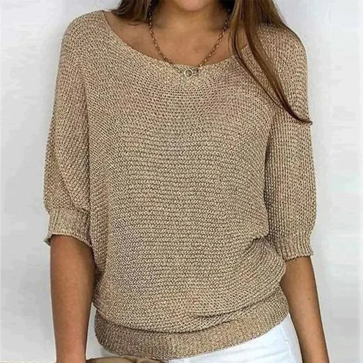 Stylish and Comfortable Top - Noa-Beige-S-State of Style