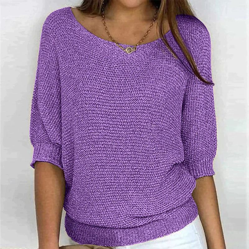 Stylish and Comfortable Top - Noa-Purple-S-State of Style