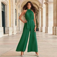 Stylish and Comfortable Women's Jumpsuit | Wide Leg Design-Green-S-State of Style