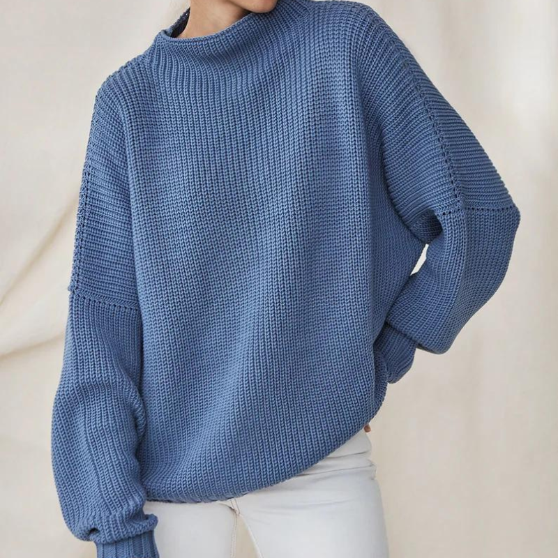 Stylish and Comfortable Women's Sweater - Lilac-Khaki-S-State of Style