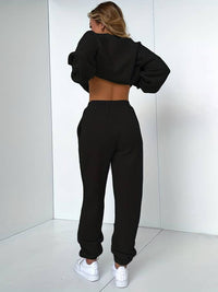 Stylish and Comfortable Women's Tracksuit - Emma-Black-S-State of Style