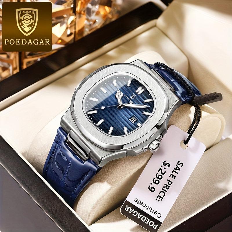 Stylish and Durable Men's Watch - ValorLuxe-Blue-State of Style