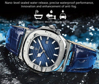 Stylish and Durable Men's Watch - ValorLuxe-Blue-State of Style
