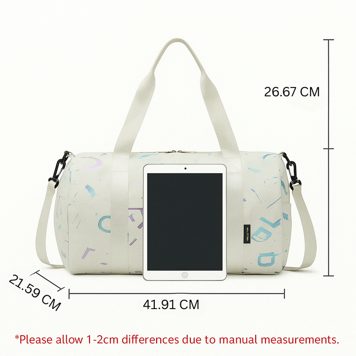 Stylish and Functional Sports Bag - ZenCarry-Beige-State of Style