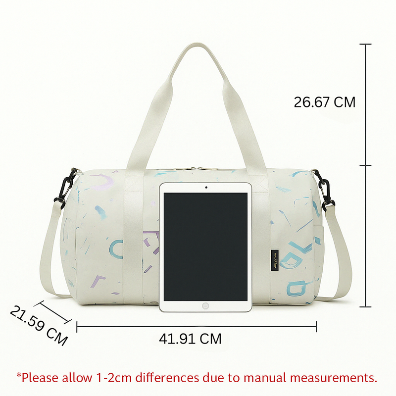 Stylish and Functional Sports Bag - ZenCarry-Beige-State of Style