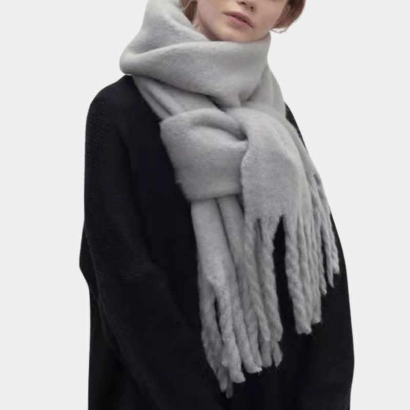 Stylish and Soft Women's Scarf - Elise-Grey-State of Style