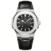 Stylish and Sustainable Men's Wristwatch - ValorLuxe-Black-State of Style