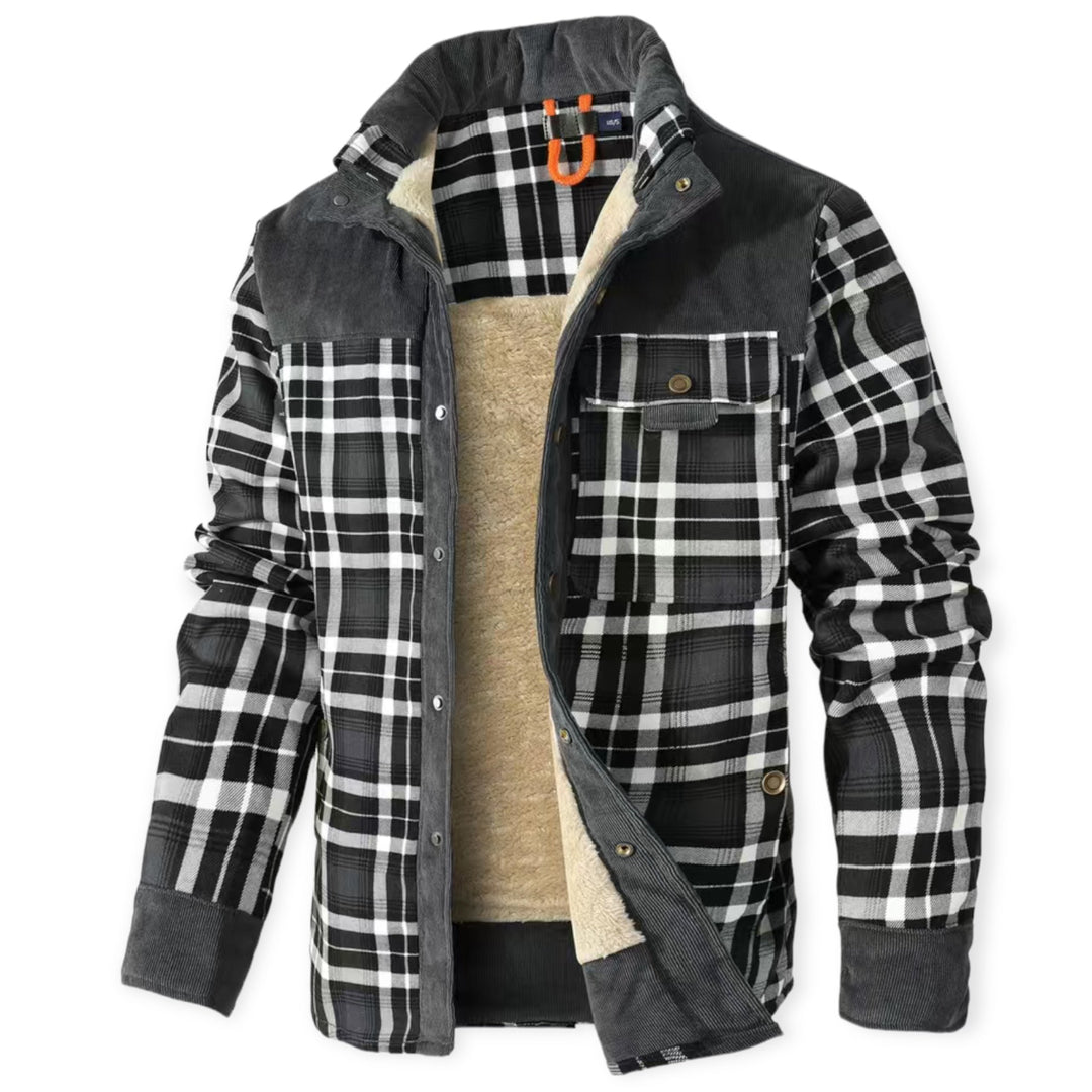 Stylish and Warm Vest for Men - FrostVogue-Grey-S-State of Style