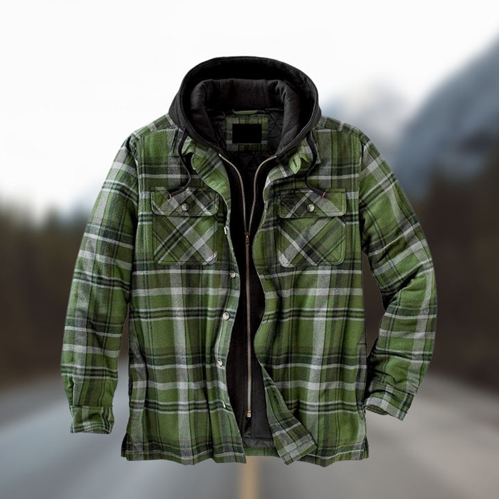 Stylish and Warm Winter Jacket - Evan-Green-S-State of Style