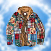 Stylish and Warm Winter Jacket - Evan-Indian pattern-S-State of Style