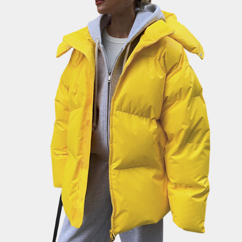 Stylish and Weatherproof Ladies Jacket - Windbreaker-Yellow-XS-State of Style