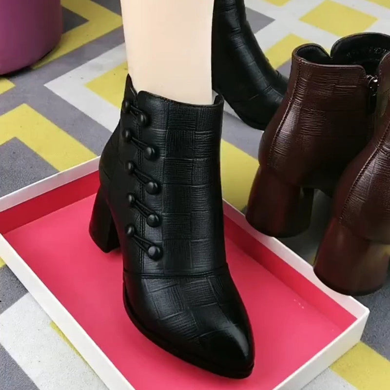 Stylish Ankle Boots with Heels – Isabella-Black-4-State of Style