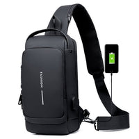 Stylish Anti-Theft Crossbody Bag - Nina-Black-State of Style