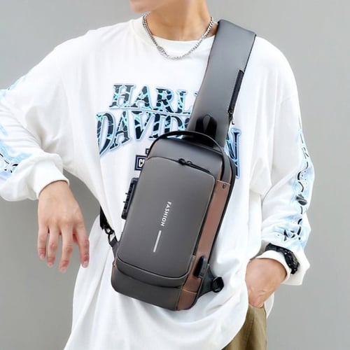Stylish Anti-Theft Crossbody Bag - Nina-Black-State of Style