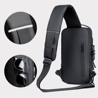 Stylish Anti-Theft Crossbody Bag - Nina-Black-State of Style
